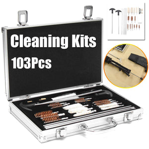 2TRIDENTS 103 Pcs Universal Gun Cleaning Kit All-in-one Keep Your Guns Performing at Their Best