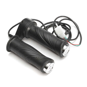 2TRIDENTS 12V/24V/36V/48V Throttle Hand Grip for Electirc Scooter Bike 0.9 Inch Handlebar - Provide The Ultimate Experience in Comfort and Style for Riders