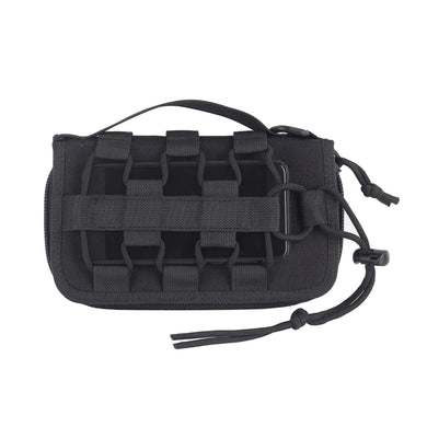2TRIDENTS 1000D Nylon Outdoor Tactical Pouch - A Good Choice for Outdoor Camping Hiking Cycling Shopping (Black)