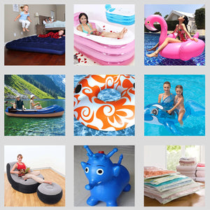 2TRIDENTS 12V Electric Inflatable Pump for Balls, Air Cushions, Inflatable Boat, Paddling Pool