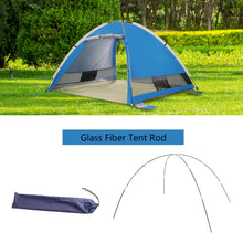 Load image into Gallery viewer, 2TRIDENTS 128-inch Glass Fiber Tent Pole for Camping, Backpacking, Hammocks, Shelters, and Awnings - Outdoor Camping Accessories