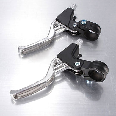 2TRIDENTS 2 Pcs Bicycle Brake Levers - Great for Single Speeds, Fixed Gear Or Custom Applications - Fit for 24mm/0.86inch Bicycle Handlebars.