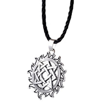 Load image into Gallery viewer, GUNGNEER Celtic Knots Viking Solar Stainless Steel Amulet Pendant Necklace Jewelry Accessories