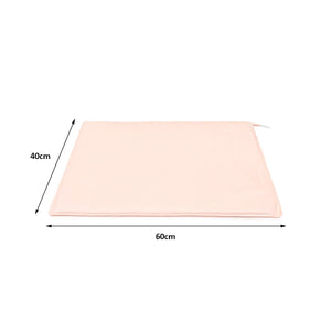 2TRIDENTS Pet Heat Mat - 10 Levels Thicken Electric Warmer Pad for Senior Pets, Arthritic Pets, New Born Pets, Pregnant Pets and More (Pink)