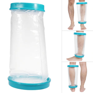2TRIDENTS Wound Leg Cast Protector Water Proof Shower Bandage for Broken Leg Knee Watertight Protection (Knee)