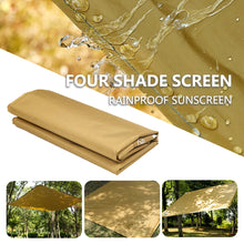 Load image into Gallery viewer, 2TRIDENTS 70 x 57 inch Canopy Shade Sail - Rectangle UV Block for Patio Deck Yard and Outdoor Activities