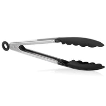 Load image into Gallery viewer, 2TRIDENTS Stainless Steel Locking Kitchen Tongs with Non-Stick Silicone Tips Ideal Cooking Tools for Kitchen
