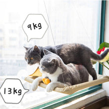 Load image into Gallery viewer, 2TRIDENTS Cat Hammock - Pet Resting Seat Safety Cat Shelves - Providing Sunbath for Cats Weighted up to 33lbs