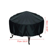 Load image into Gallery viewer, 2TRIDENTS 30 Inches Fire Pit Cover Waterproof Weather Resistant Cover Suitable for Indoor Outdoor Patio