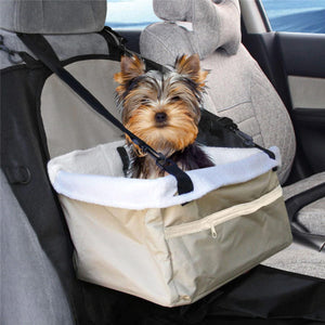 2TRIDENTS Pet Booster Car Seat with Harness Clip Travel Carefree Safety Seat for Dogs Cats
