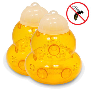 2TRIDENTS Non Toxic Bee Trap Garden Hanging Trap for Bee Wasps Insects