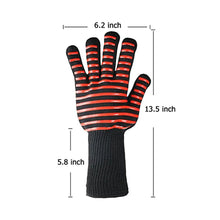 Load image into Gallery viewer, 2TRIDENTS Extreme Heat Resistant Cooking Gloves - Non Slip Cooking Gloves - Ideal Cooking Accessory for Kitchen