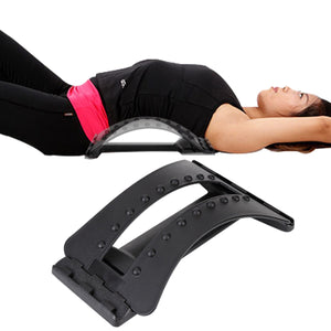 2TRIDENTS Back Massager Stretcher Back Pain Relief, Lumbar Stretching Device Posture Corrector