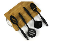 Load image into Gallery viewer, 2TRIDENTS Utensil Set Silicone Baking &amp; Cooking Kitchenware Set Silicone Kitchenware Set Essential Utensils (Black)