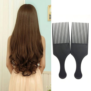 2TRIDENTS Afro Comb - Hair Detangler Wig Braid Styling Comb - African Pick Comb Hair Dressing Tool