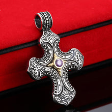 Load image into Gallery viewer, GUNGNEER Stainless Steel Christian Cross Pendant Jesus Jewelry Accessory For Men Women