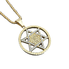 Load image into Gallery viewer, GUNGNEER David Star Necklace Stainless Steel Jewish Occult Jewelry Accessory For Men Women