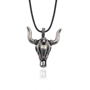 GUNGNEER Satanic Baphomet Skull Necklace Demonic Goat Jewelry Accessory Gift For Men
