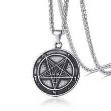Load image into Gallery viewer, GUNGNEER Sigil of Baphomet Pendant Necklace Satan Jewelry Accessory Gift For Men Women