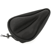Load image into Gallery viewer, 2TRIDENTS 2Pcs Bike Saddle Foam Cover Seat Improved Comfortable Breathable Anti-Slip for Road Bike Outdoor (Black)