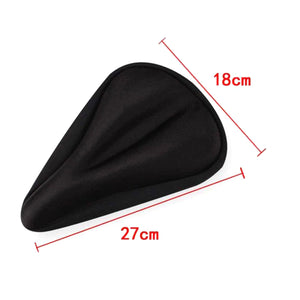2TRIDENTS 2Pcs Bike Saddle Foam Cover Seat Improved Comfortable Breathable Anti-Slip for Road Bike Outdoor (Black)