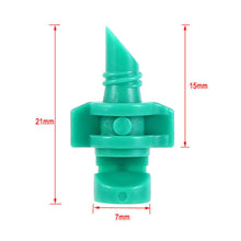 Load image into Gallery viewer, 2TRIDENTS 50 Pcs Atomizing Garden Sprinkler Sprayer - Irrigation System for Hydroponic and Aeroponic Irrigation (Green)