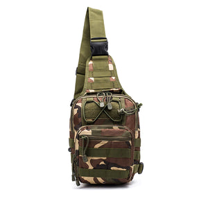 2TRIDENTS 600D Oxford Fabric Military Shoulder Bag - Suitable for Trekking, Hiking, Climbing, Camping, Running and Other Outdoor Activities (1)