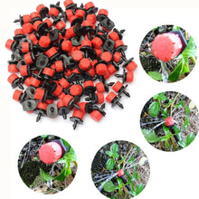 Load image into Gallery viewer, 2TRIDENTS Adjustable Watering Sprinklers Garden Water Emitter Ideal Irrigation System Anti Clogging Emitter (100 pcs)