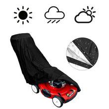 Load image into Gallery viewer, 2TRIDENTS 78&#39;&#39;x33.5&#39;&#39;x15.7&#39;&#39; Waterproof Lawn Mower Cover - Protect Your Mower Form Harmful UV Rays, Dust, Leaves, Water Vapor and More