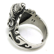 Load image into Gallery viewer, GUNGNEER Ganesha Om Ring Stainless Steel Ohm Lord Ganesh Elephant Hindu Jewelry For Men