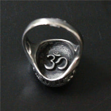 Load image into Gallery viewer, GUNGNEER Hindu Ganesha Om Ring Lord Elephant Ohm Aum Stainless Steel Jewelry For Men