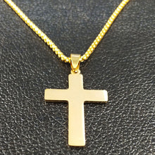 Load image into Gallery viewer, GUNGNEER Jesus Cross Necklace Stainless Steel Christ Pendant Jewelry Gift For Men Women
