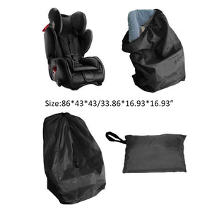 2TRIDENTS Children Safety Seat Storage Bag Kids Car Seat Cover Ideal Baby Mother Stroller Accessories (Black)