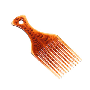 2TRIDENTS Afro Comb Ultra Smooth Hair Pick Comb Hairdressing and Styling Tool Essential Accessory for Hairdressing