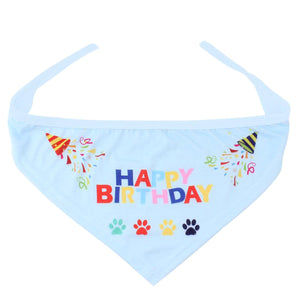 2TRIDENTS Dog Bandana Birthday Boy Birthday Girl Bandana with Hat for Puppy