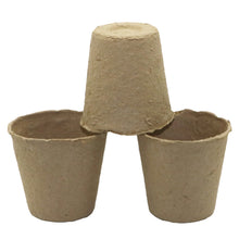Load image into Gallery viewer, 2TRIDENTS Pack of 30 Pcs Biodegradable Peat Pot for Seedlings for Beginner Seed Starters Eco-Friendly Enhance Aeration