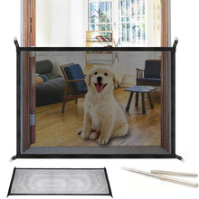 Load image into Gallery viewer, 2TRIDENTS Foldable Magic Gate for Dogs Safety Gate Isolation Net Guard for Pets Portable Folding Isolating Net for Pets