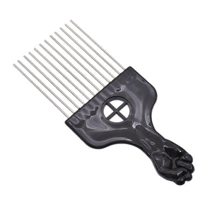 2TRIDENTS 3 Pcs Afro Comb Africa American Pick Comb Hair Styling Beard Hair Fork Comb Stylist (1)
