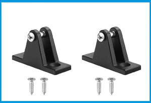 2TRIDENTS 2 Pcs Boat Deck Hinge Mount - Great Accessories for Boat, Yacht, Kayak, Canoe, Marine Boat, Fishing Dinghy, Raft and More