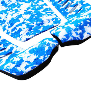 2TRIDENTS 3 Pcs Adhesive Non-Slip EVA Surfboard Traction Pad for Surfboard Shortboard Longboard Skimboard - Outdoor Safety Water Sports Accessory