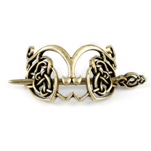 Load image into Gallery viewer, GUNGNEER Celtic Irish Knot Viking Runes Hair Pin Brooch Stick Pendant Necklace Jewelry Set