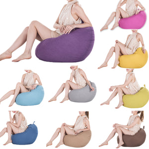 2TRIDENTS Bean Bag Chair Cover Extra Large Stuffed Animal Storage Relaxing Chair Kid Toys Storage Home Decor (1)