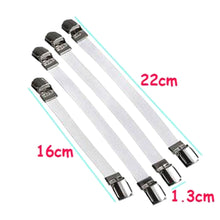 Load image into Gallery viewer, 2TRIDENTS Set of 4 Pcs Bed Sheet Holding Fastener Adjustable Holder for Sheet Mattress Sofa Blanket Cover