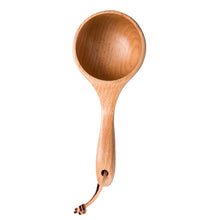 Load image into Gallery viewer, 2TRIDENTS Portable Sauna Water Ladle Wooden Sauna Accessory SPA Accessory Shower Supplies Bathroom Accessory