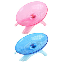 Load image into Gallery viewer, 2TRIDENTS Rat Flying Exercise Wheel - Flying Saucer Exercise Wheel for Mouse, Chinchilla, Rat, Gerbil and Dwarf Hamster (Blue)