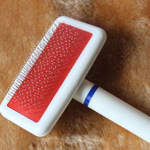 2TRIDENTS Cleaning Slicker Brush for Pet Dogs Cats - Pet Grooming Cleaning & Brushing Tool for Your Pet