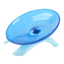Load image into Gallery viewer, 2TRIDENTS Rat Flying Exercise Wheel - Flying Saucer Exercise Wheel for Mouse, Chinchilla, Rat, Gerbil and Dwarf Hamster (Blue)