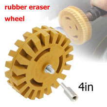 Load image into Gallery viewer, 2TRIDENTS Rubber Eraser Wheel for Adhesive, Sticker, Pinstripe, Decal and Graphic Remover