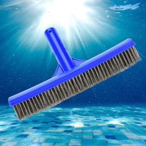 2TRIDENTS Wire Pool Brush Cleaner Perfect for Concrete Swimming Pool Walkways Floor Table Anti Dust Brush