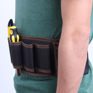 2TRIDENTS Tool Waist Bag Belt Pouch Multi Holder Storage for Wrench Hammer And Electrician Tools